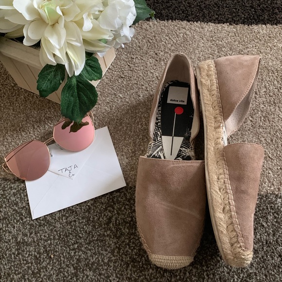 ❤️SOLD! DOLCE VITA: Suede Ciara d'Orsay Espadrille - Picture 4 of 8